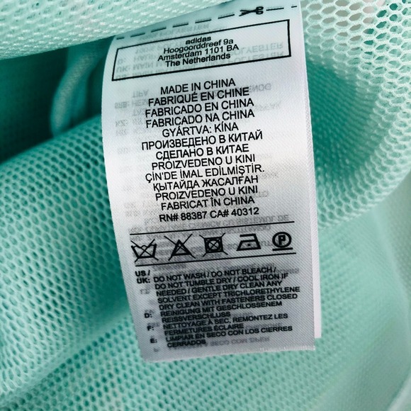 Beyonce Ivy Park Adidas S Long Mesh Mint Green Trench Coat NWT - Picture 2 of 11